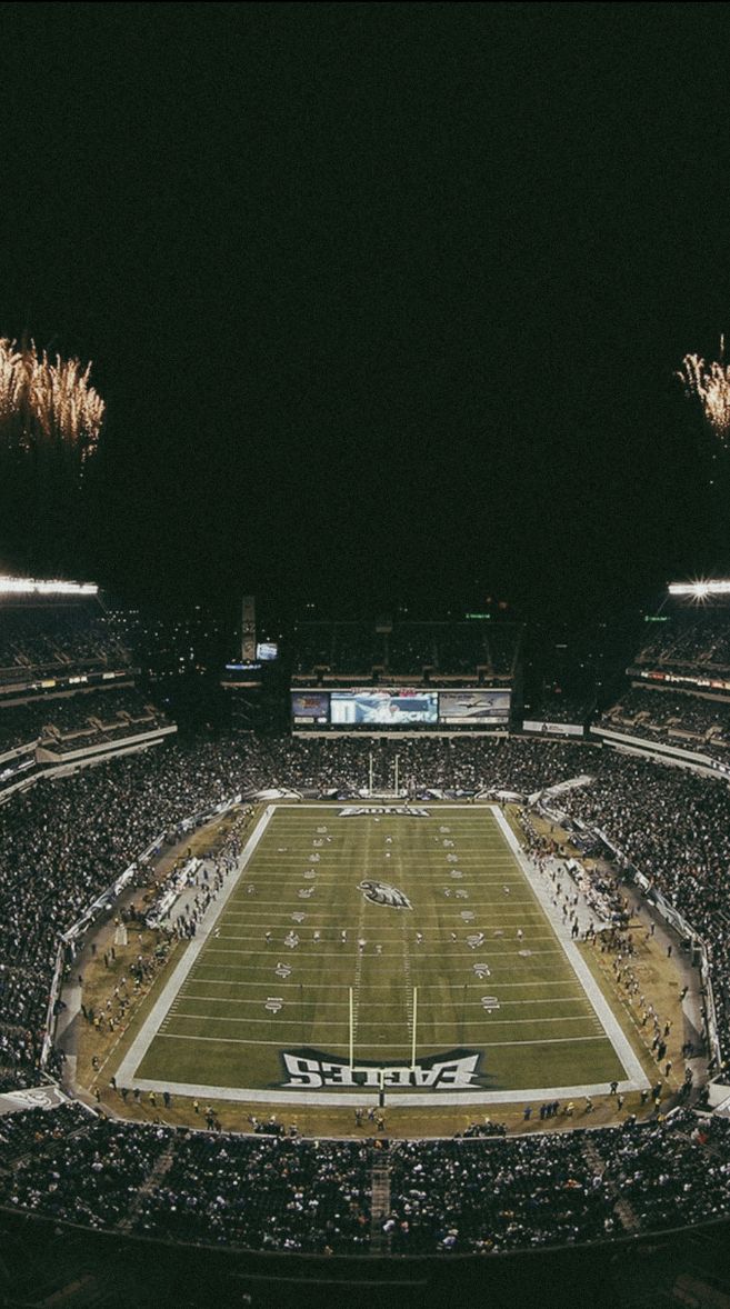 a football stadium filled with lots of people