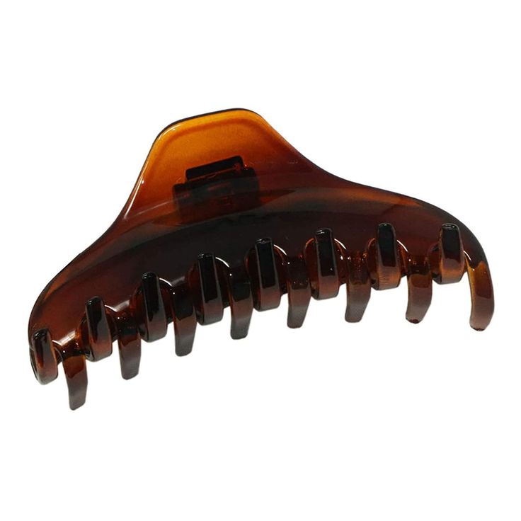 PRICES MAY VARY. High Quality ; Made in France Covered Spring Hair Claw Sturdy Soft Material Tortoise Shell Hair Claw ; Won't Slip out of hair Size: 9 cm ; 3.5 Inches ; Best for Thin Long hair or Medium Short Hair Everlasting Luxurious Cellulose Acetate Finish This is the premium end of the market. It is very light and weigh about 1.2 ounce and does not feel heavy on your hair. We only use the best material for our products which are both strong and durable(non brittle). Why compromise your choi Fine Thick Hair, Tortoise Shell Hair, Banana Clip, Handmade Hair Clip, Medium Short Hair, Hair Accessories Collection, Spring Hair, Hair Accessories Clips, French Hair