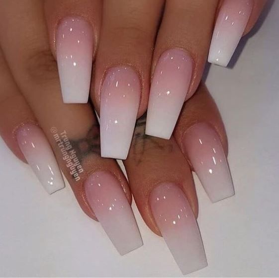 Coffin Nails: Latest ombre nail ideas Long nails Acrylic nails coffin short Acrylic nails coffin pink Pink acrylic nails White nails Ombre acrylic nails Pink White Nails, Pink Coffin, Pink Ombre Nails, Ombre Nail, Long Nail Designs, Ombre Acrylic Nails, French Tip Acrylic Nails, Ombre Nail Designs, Acrylic Nails Coffin Short