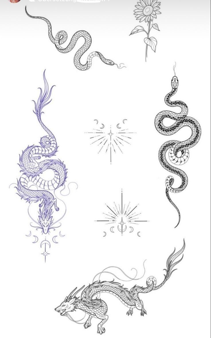 an image of some tattoos on a white background