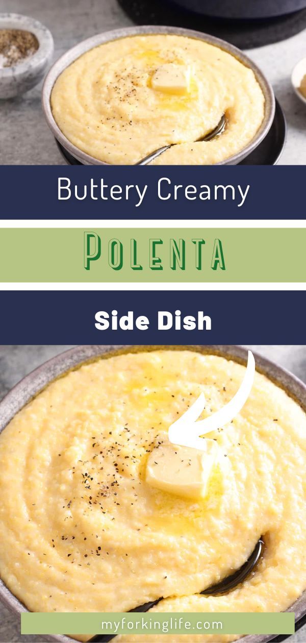 buttery creamy polenta side dish is an easy and delicious side dish for dinner