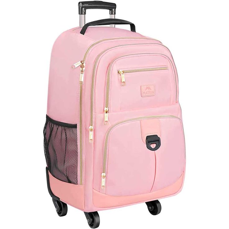 Multifunctional Large Capacity Luggage For School, Functional Pink Luggage, Versatile Rectangular School Luggage, Functional Rectangular School Luggage, Portable Travel Backpack, Portable Standard Backpack For Travel, Functional Standard Backpack Travel Bag, Functional Portable Standard Backpack Travel Bag, Functional Portable Travel Backpack