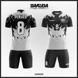 the front and back of a soccer uniform with an image of a player on it