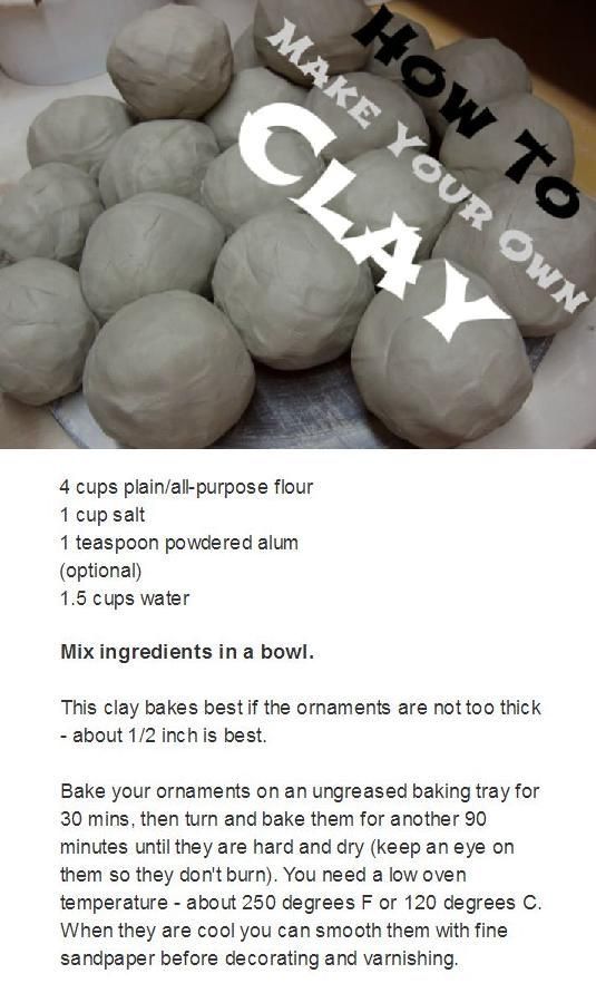 the instructions for how to make clay balls