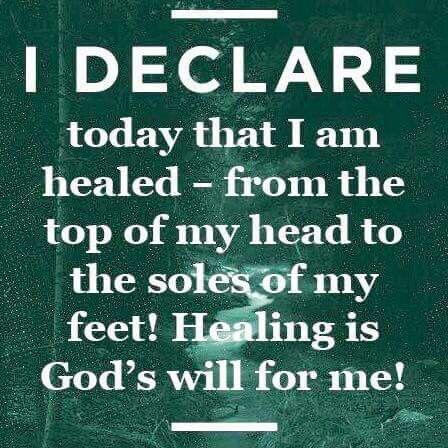 a black and white photo with the words i declare today that i am headed - from the top of my head to the soles of my feet of my feet