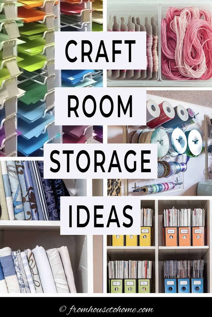 Sewing & Craft Room Organization: 10+ Amazingly Simple Storage Ideas