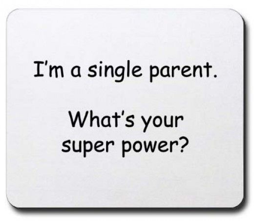 i'm a single parent what's your super power? coasters set of 4