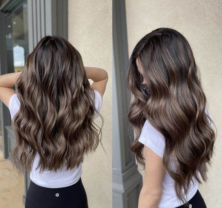 Ash Brown Hair Balayage, Dark Brown Hair Balayage, Best Short Hair, Brown Hair Inspiration, Black Hair Balayage, Dark Brunette Hair, Brown Hair Inspo, Brunette Hair With Highlights, Gorgeous Hair Color