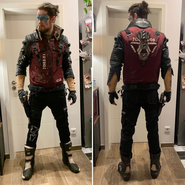 Cyberpunk Jacket Men, Cyberpunk Cosplay Ideas, Cyberpunk Costume Men, Cyberpunk Cosplay Diy, Cyberpunk 2077 Outfits Men, Cyberpunk 2077 Clothes, Mens Cyberpunk Fashion, Cyberpunk 2077 Outfit, Cyberpunk Fits