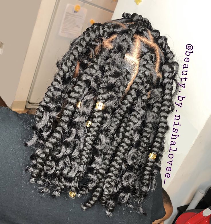 Large Bob Box Braids, Bohemian Jumbo Box Braids, Short Large Box Braids, Large Bohemian Box Braids, Jumbo Bob Box Braids, Short Jumbo Box Braids, Bob Box Braids Styles, Bob Box Braids, Short Braid