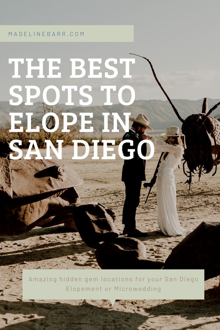 the best spots to elope in san diego