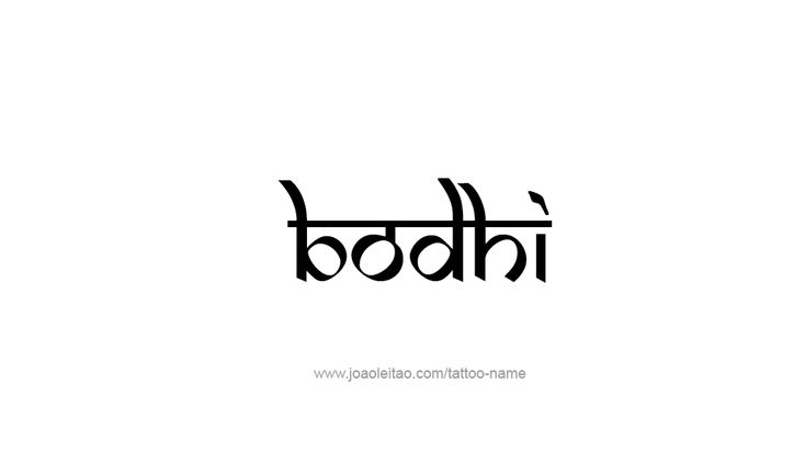 an image of the word buddha written in black ink