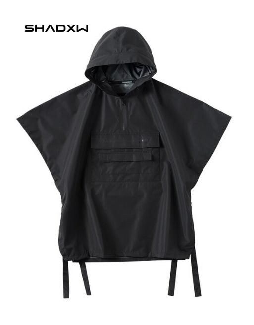 Design: Techwear, Ninja Techwear, Cyberpunk, Military, Futuristic Ultra-resistant Techwear Cloak: Made with premium materials that are resistant, flexible and lightweight to preserve your mobility while protecting you from rain and wind. Technical clothing: This techwear cloak is equipped with a multitude of storage pockets to easily carry your personal belongings. Suitable for men and women Machine washable: 30 °C (86 °F) FREE worldwide shipping Ultra resistant technical poncho with Enshadower print on the back Tech Fits, Techno Wear, Womens Techwear, Techwear Ninja, Mens Techwear, Character Outfit Inspiration, Designer Photography, Techwear Cyberpunk, Techwear Jacket