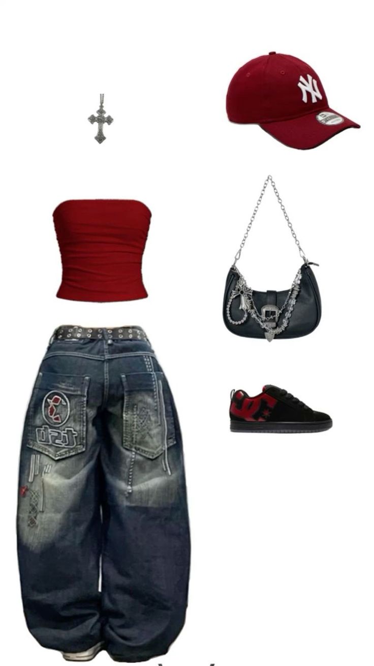 #y2k #y2kaesthetic #fyp #fypシ #outfits Street Style Outfits Casual, 00s Mode, Mode Grunge, Populaire Outfits, Outfit Inspo Casual, Kleidung Diy, Trendy Outfits For Teens, 2000s Fashion Outfits, Ținută Casual