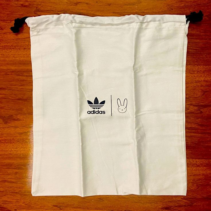 Adidas X Bad Bunny Dust Bag New With No Tags, Never Used. Trendy White Adidas Bag, Casual Adidas Bags For Everyday Use, Casual Adidas Rectangular Bag, Casual Everyday Adidas Bag, Casual Adidas Bag For Everyday, Casual White Adidas Bag, Casual Cotton Canvas Pouch Bag, Casual Cotton Pouch Bag, Adidas X