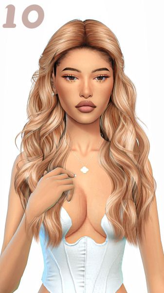 Sims 4 Hair Cc Download, Hair Sims Cc, Simpliciaty Cc, Face Melting, Cc Mods, French Curl, Free Sims 4, Sims 4 Cc Makeup, Hair Pack