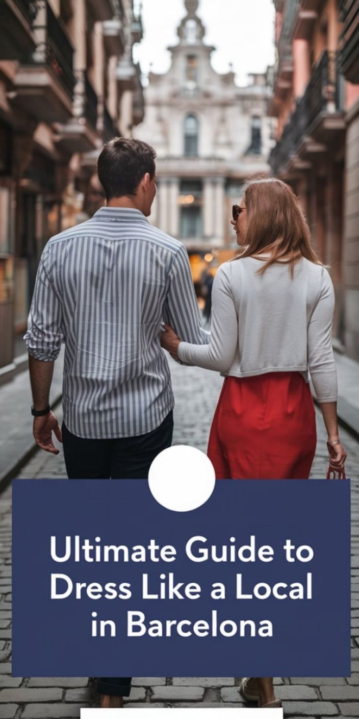 Couple walking through a narrow street in Barcelona, dressed stylishly, with guide text overlay. What To Wear In Barcelona In April, Outfits For Sightseeing, What To Wear In Barcelona, Barcelona Vacation, January Outfits, Barcelona Fashion, The Best Outfits, Barcelona Travel, Best Outfits