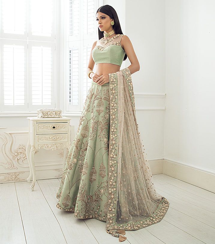 Indian Wedding Dresses & Asian Bridal Dresses | Wedding Lenghas Wedding Dresses Asian, Dresses Asian, Wedding Lenghas, Simple Crop Top, Indian Wedding Dresses, Bridal Lengha, Lemon Flowers, Indian Outfits Lehenga, Wedding Lehenga Designs