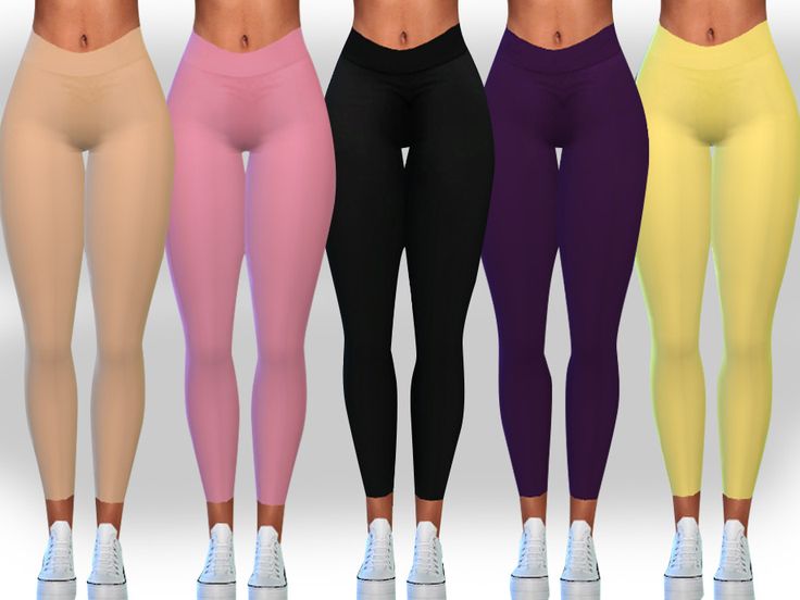 three women's leggings with different colors and sizes are shown in this image