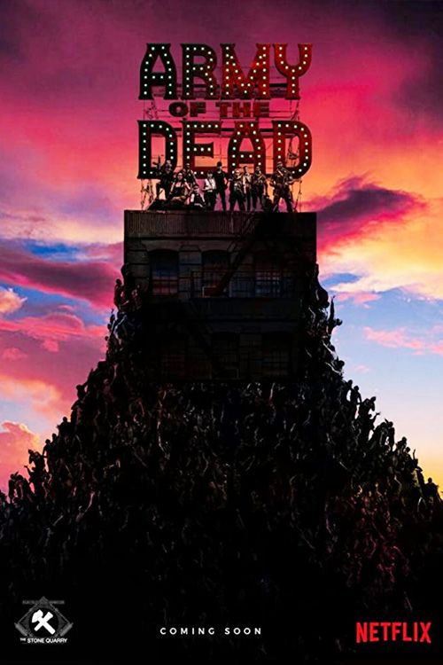 the poster for army of the dead, starring in netflix's upcoming tv series