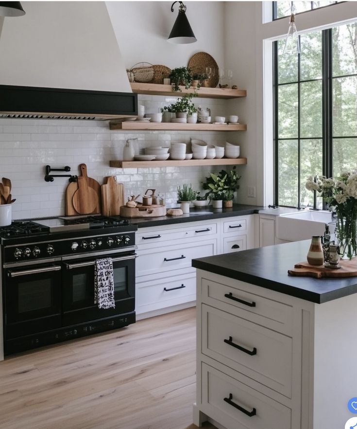 the kitchen is clean and ready for us to use