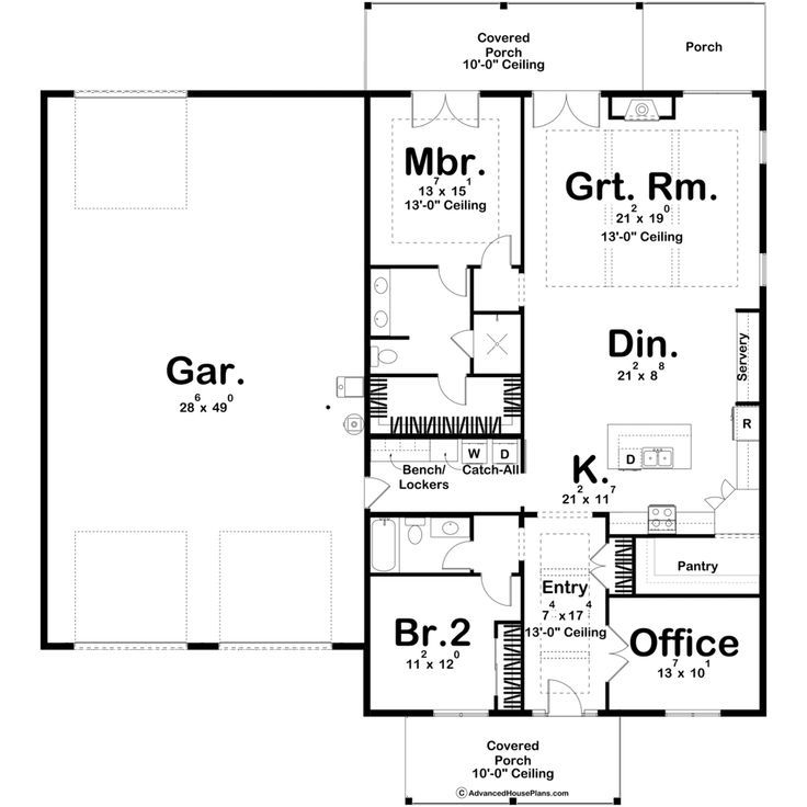 the first floor plan for this house