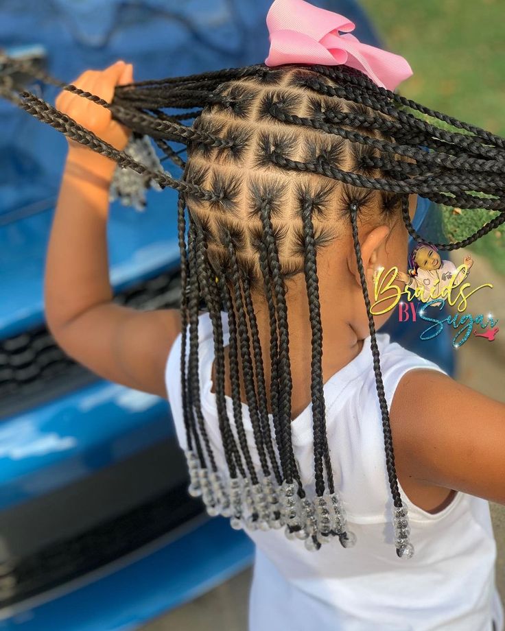 My kiddie Knotless Braids are on high demand 💕 Neatness 🤲🏽 openings for Memphis July 13th -18th dm for appointments #knotlessboxbraids… Kiddie Knotless Braids, Braid Styles For Girls, Toddler Braided Hairstyles, Lil Girl Hairstyles, Kids Curly Hairstyles, Kid Braid Styles, Toddler Hairstyles Girl, Girls Natural Hairstyles, Pelo Afro