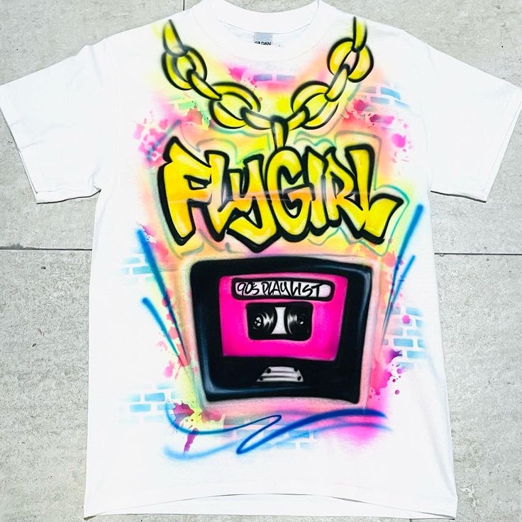 airbrush custom spray paint  FlyGirl Shirt Design shirts hats shoes outfit  graffiti 90s 80s design t-shirts  Airbrush Brothers Shirt 90s Plus Size Outfits, Baby Shirt Design, Prince Shirt, Lips Shirt, Disneyland Outfits, Mommy And Son, Color Shirt, Name Design, Vacation Shirts