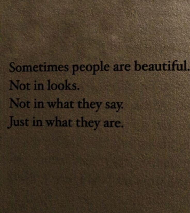 a poem written in black ink on a brown paper with the words sometimes people are beautiful not in looks