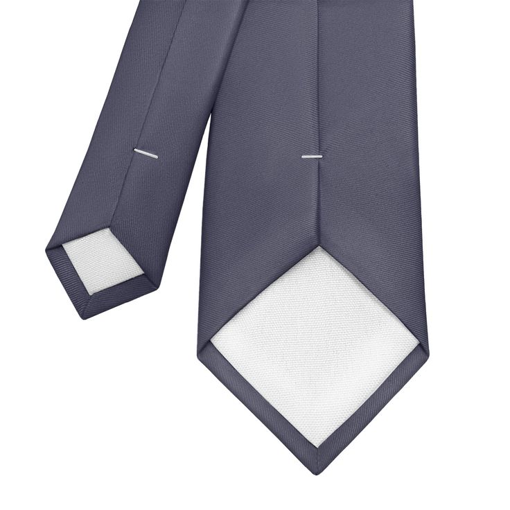 This solid dark gray necktie matches Azazie Stormy, a dark bluish gray that conveys intensity and depth.Knotty Tie Co. is not affiliated with Azazie. We print our own textiles with colors that match closely to Azazie's swatches. Gray Standard Tie For Formal Occasions, Gray Standard Tie For Office, Gray Office Tie, Gray Standard Tie For Business, Gray Suit And Tie Accessories For Black Tie Event, Azazie Stormy, Bluish Gray, Small Bows, Neck Gaiters