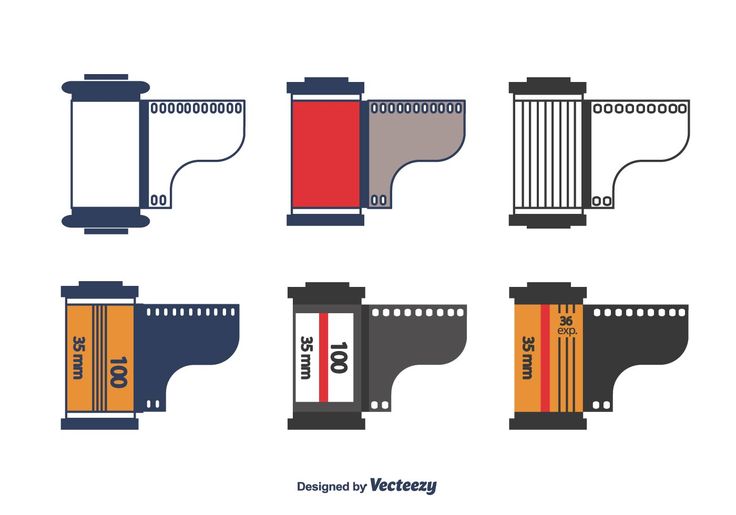 four different types of lighters are shown in this illustration, one is red and the other is blue