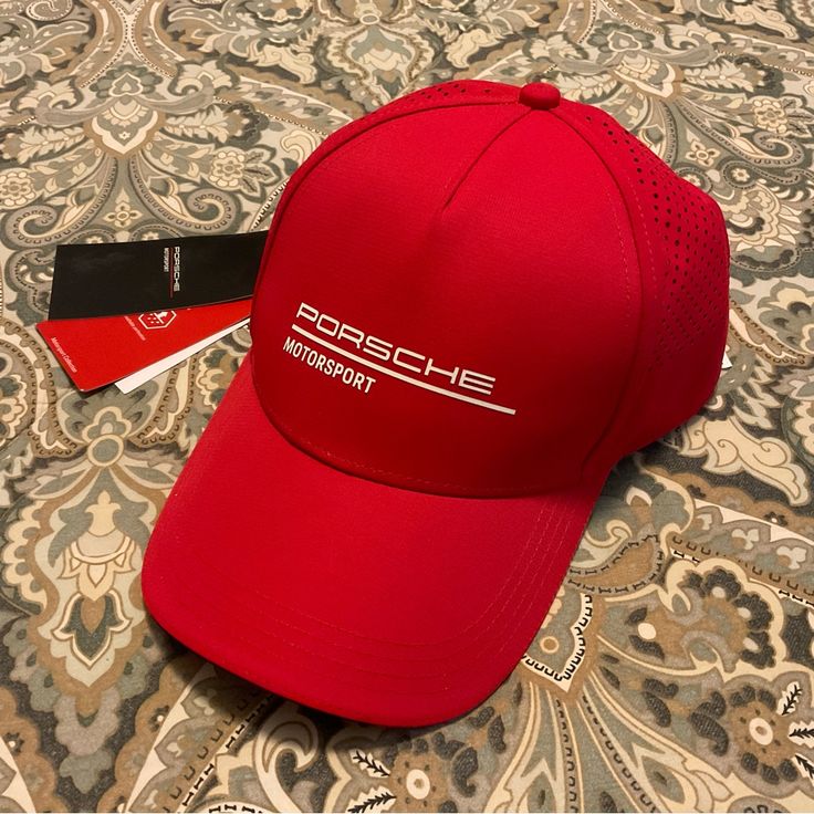 Brand New With Tags, Never Worn, No Defects. Porsche Motorsport Snapback Hat. Color Red And White. Product Details On Last Photo. Make Offers!! Red Sporty Visor Snapback Hat, Red Sporty Snapback Visor Hat, Red Visor Hat For Sports Events, Red Sporty Visor Trucker Hat, Red Sporty Trucker Hat With Visor, Red Snapback Visor For Sports, Red Snapback Visor Hat For Sports, Red Sporty Trucker Hat With Curved Brim, Sporty Red Trucker Hat With Curved Brim