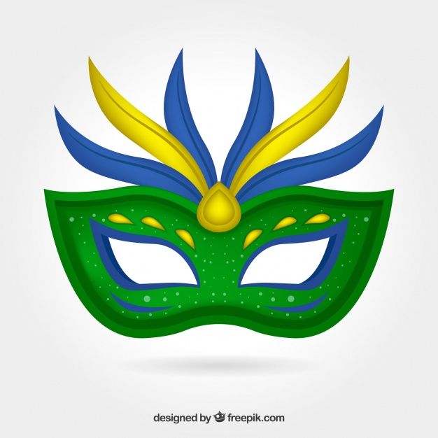 Flat brazilian carnival mask Free Vector Carnival Mask Drawing, Brazil Festival, Daycare Room Ideas, Carnival Background, Brazilian Carnival, Brazil Carnival, Carnival Mask, Mask Drawing, Children Sketch