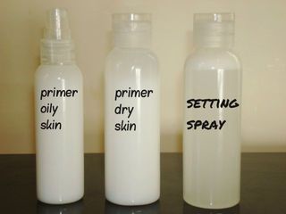 Diy Primer, Primer And Setting Spray, Diy Makeup Setting Spray, Make Up Kits, Homemade Makeup, Diy Kosmetik, Diy Cosmetics, Makeup Setting Spray, Diy Body