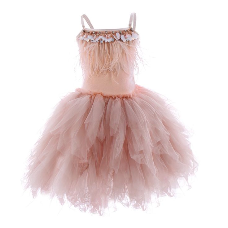 PRICES MAY VARY. ❤❤ Stylish little baby girls kids summer adjustable spaghetti strap tulle tutu dress kids sleeveless swan princess feather fringes tutu dress up pageant birthday cake smash wedding prom ballerina ballet dance costume toddler formal special occasion short tiered dancing ball gown, carnival photography photo shoot sweetheart sequined irregular gymnastics leotard decorated with tassels beads and ruffles tulle, so elegant and beautiful. You sweet girls will like it as a birthday or Princess Dance, Swan Princess, Ballerina Birthday, Ballerina Dress, Tulle Flower Girl, Short Gowns, Flower Girl Dresses Tulle, Tulle Tutu, Wedding Dresses For Girls