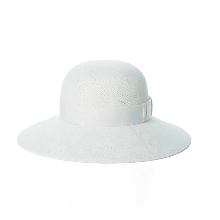 The Audrey, Ivory - Bijou Van Ness Cheap Adjustable White Hats, White Panama Hat With Curved Brim For Formal Occasions, White Curved Brim Panama Hat For Formal Occasions, Elegant White Panama Hat In Toquilla Straw, Formal White Panama Hat With Curved Brim, White Flat Brim Hats For Formal Occasions, Elegant White Fedora With Flat Brim, Elegant White Adjustable Fedora, Elegant White Flat Brim Fedora