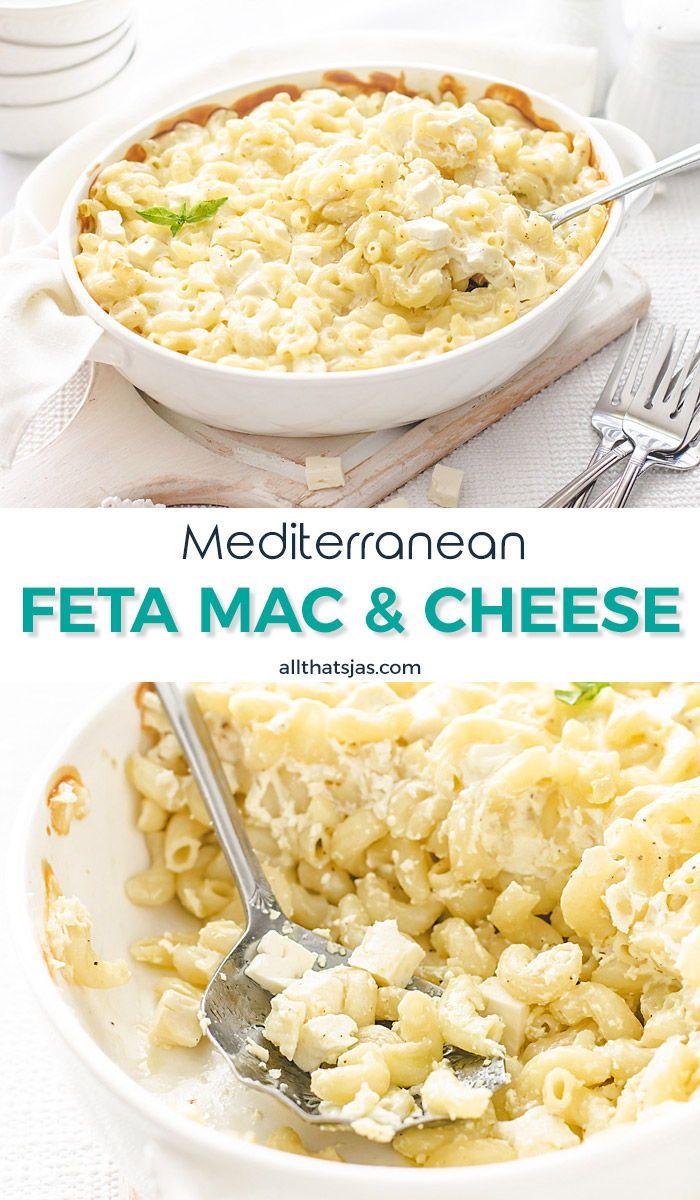 two pictures showing different types of macaroni and cheese