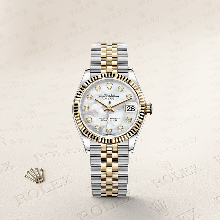 Ladies Rolex Watches, Rolex Datejust Women, Rolex Diamond Watch, Gold And Silver Watch, Rolex Diamond, Rolex Watches Women, Rolex Women, Rose Gold Watches Women, Rolex Date