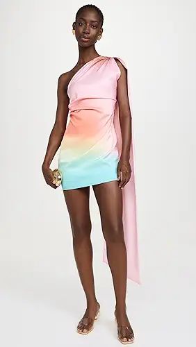 BAOBAB Marea Mini Dress | Shopbop Spring Party One Shoulder Pre-draped Dress, Fitted Silk One Shoulder Pre-draped Dress, Summer Formal Pre-draped Mini Dress, Summer Formal Draped Mini Dress, Pink Draped One Shoulder Fitted Dress, Pink Satin Draped Mini Dress, Pink Fitted One Shoulder Draped Dress, Fitted Pink Draped One Shoulder Dress, Glamorous Draped Summer Dresses