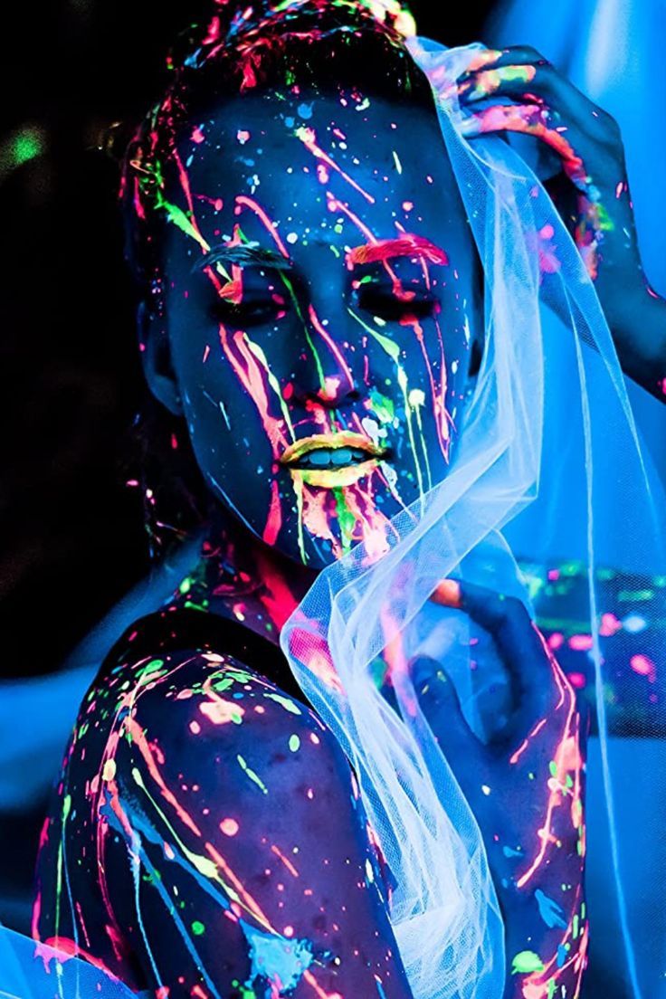 Fluorescent Paint, Cool Gadgets For Men, Face Paints, Glow Kit, Glow Party, Light Painting, Paint Set, Body Painting, Cool Gadgets