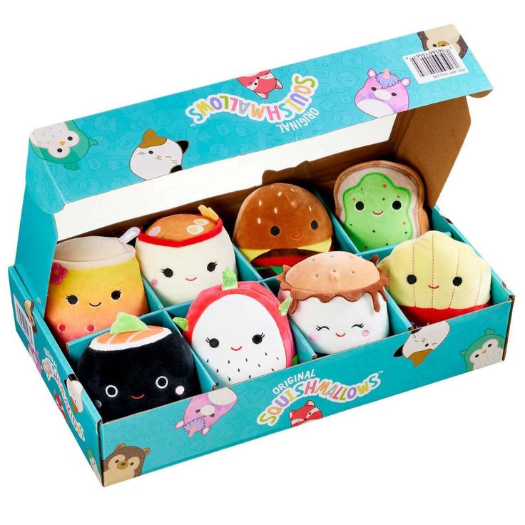 Squishmallows: Food #2 - Mini Plush Collection - 8-Pack [Toys, Ages 4+] NEW ITEM DESCRIPTION LOOT LODGE Pledge FAST FREE Shipping SAFE & SECURE Payments VISIT Our Store The Loot Lodge Pledge Buy with Confidence At Loot Lodge, your satisfaction is our top priority. With years of experience and thousands of orders fulfilled, we maintain an unwavering commitment to deliver top-notch service. Our sterling reputation for customer satisfaction speaks volumes. Rest assured, you're in good hands when you shop with us. Need assistance? We're here to help! Whether you have a question about a product, shipping, or anything else, don't hesitate to contact us through eBay's Messaging Service. Our dedicated team guarantees prompt responses and personalized assistance. Stay Connected Don't miss out on e Squishy Mellows, Squishmallows Mini, Mini Squishmallows, Squish Mellow, Sustainable Toys, Cute Squishies, Anniversaire Harry Potter, Plush Collection, Mini 8