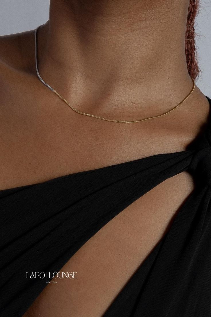 Elevate your everyday style with our tarnish-resistant stainless steel necklaces, perfect for effortless everyday wear. Crafted to shine through every moment, these pieces are not only stunning but also make the perfect gifts for any occasion. Explore the timeless beauty of stainless steel jewelry that stays brilliant day after day. #necklaces #stainlesssteeljewelry #everydaywear #giftideas Classic Party Chain Necklace, Dainty Snake Chain Necklace For Party, Modern Formal Necklace With Snake Chain, Elegant Formal Herringbone Chain Necklace, Elegant Formal Herringbone Necklace, Minimalist Chain Necklace With Delicate Chain For Layering, Minimalist Cable Chain Necklace For Layering, Minimalist Necklace With Delicate Chain Link, Classic Chain Necklace With Adjustable Chain For Party