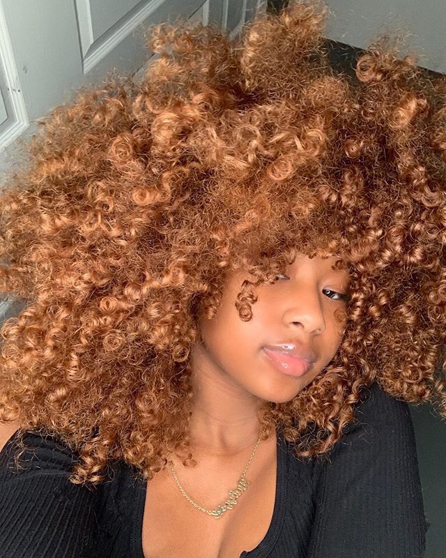 Dyed Curly Hair, Highlights Curly Hair, Honey Brown Hair, Ginger Hair Color, Colored Curly Hair, Dyed Natural Hair, Pelo Afro, Honey Blonde Hair, Natural Hair Styles Easy