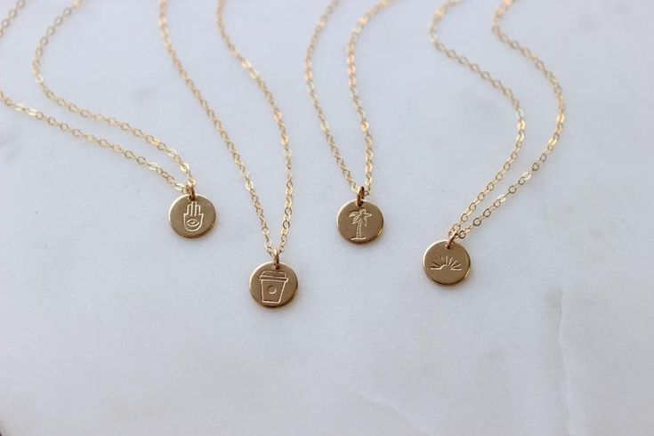 Our sweet tiny dot, stamped with one of our little symbol stamps. A solid 9mm disc is hand-stamped. Use the drop down box to select 16", 18" or 20" length. Different chain length can be requested using 'Notes' at checkout.  Handmade in Eau Claire, WI.  All of our jewelry is handmade to order just for you so each piece Dainty 14k Gold Filled Engraved Charm Necklaces, Minimalist 14k Gold Hand Stamped Charm Necklace, Dainty Hand Stamped 14k Gold Charm Necklaces, Dainty Stamped Charm Necklaces For Everyday, Dainty Hand Stamped Round Charm Necklace, Dainty Round Hand-stamped Charm Necklace, Dainty Hand-stamped Round Charm Necklace, Everyday 14k Gold-filled Hand-stamped Charm Necklaces, Everyday 14k Gold-filled Hand Stamped Charm Necklaces