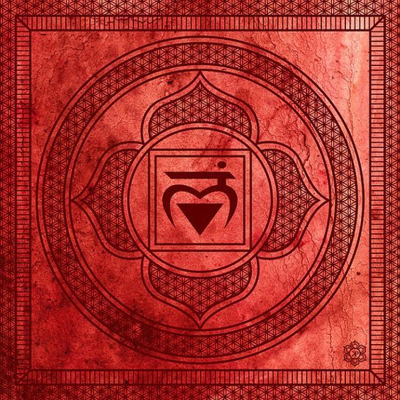 Healing the chakras: Root Chakra (MULADHARA) Chakras Tattoo, Red Chakra, Yantra Mandala, About Chakras, Chakra Mantra, Art Chakra, Muladhara Chakra, Yoga Spirituality, Root Chakra Healing