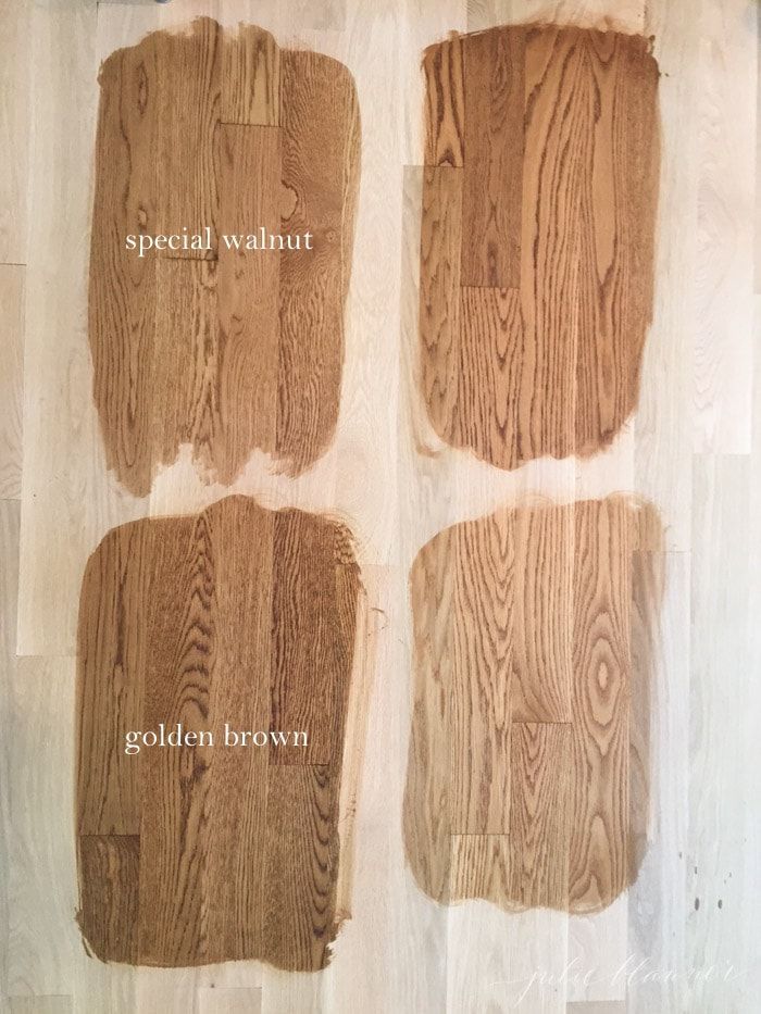 four pieces of wood that have been painted brown