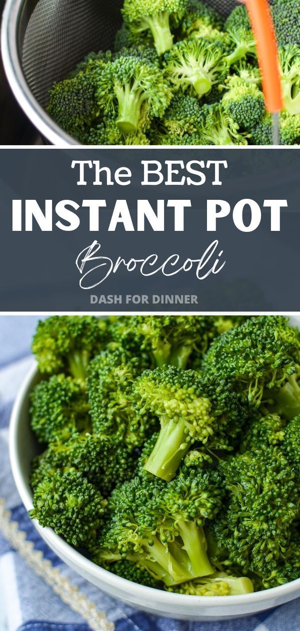 the best instant pot broccoli dish for dinner is made with only three ingredients