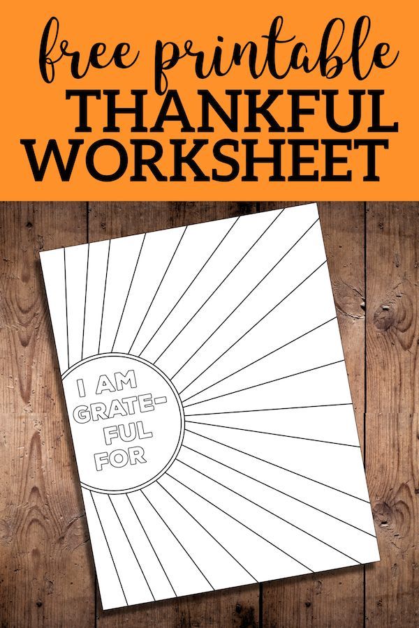 the free printable thanksgiving worksheet for kids is shown on top of a wooden table