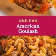 one pan american goulash with ground beef