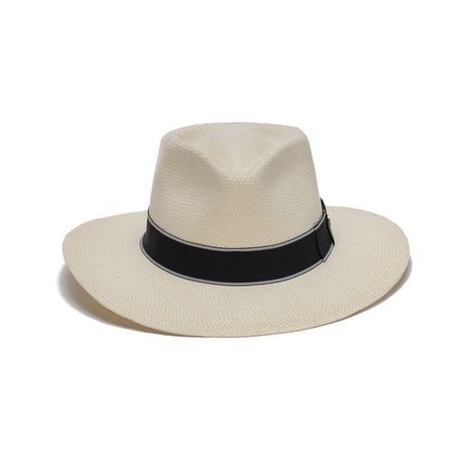 Classic Solid Brimmed Panama Hat, Classic Solid Panama Hat With Brim, Classic Brimmed Panama Hat In Solid Color, Classic Solid Panama Hat, Classic White Fedora Sun Hat, Classic White Curved Brim Sun Hat, Classic White Panama Hat For Travel, Panama Hat With Upf 50+ And Flat Brim, Flat Brim Panama Hat With Upf 50+